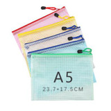 Stationery Storage Folder File Folder Waterproof Zipper File Organizer Folders Pvc Bag Portfolio Paper Storage Office Organizers