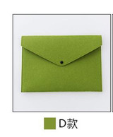 Simple Big Capacity A4 File Folder Pad Business Briefcase Document Bag Chemical Felt Filing Stationery Supplies