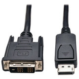 Tripp Lite Displayport To Dvi-d Single-link Adapter Cable With Latches 10ft