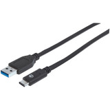 Manhattan Usb-c Male 3.0 To Usb-a Male 2.0 Cable 3ft