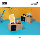BT21 X ROYCHE BABY LED DIGITAL DESK CLOCK - OFFICIAL