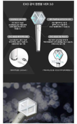 EXO OFFICIAL LIGHT STICK (FANLIGHT) Ver.3