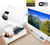 LED mini projector portable HD 1080P 1200Lumens 3D Wifi