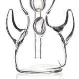 Clear Horned Bubbler