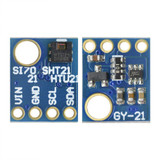 HTU21D SHT21 IIC/I2C Digital Temperature & Humidity Sensor Breakout Board Module For Weather Stations Humidor Control
