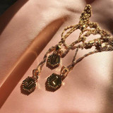 Hexagon Initial Necklace