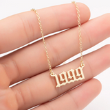 Birth Year Necklace