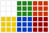YuXin HuangLong 3x3 Sticker Set