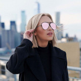 Megan - Black - Rose Gold