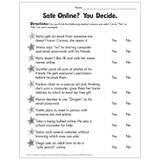 Safe Online Worksheet Free Printable