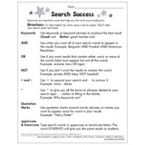 Search Success Tips Chart Free Printable