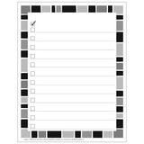 Stripes Checklist Free Printable
