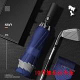 VIP Drop Shipping Men's Automatic Car Umbrella Foldable Windproof With Flashlight Business Umbrella Creative LED Light