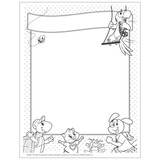 Animal Border Paper Free Printable