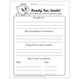 Playtime Pals™ Ready, Set, Goals! Worksheet Free Printable