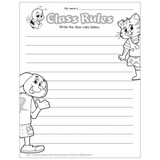 Playtime Pals™ Class Rules Blank Worksheet Free Printable