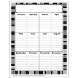 Stripes Months Chart Free Printable