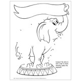 Alphabet Circus Dot-to-Dot Free Printable