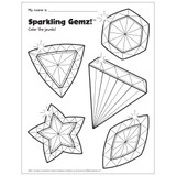 Gemz!™ Coloring Page Free Printable