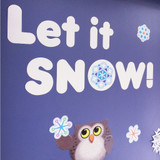 Let it Snow! Snowman Door Décor DIY