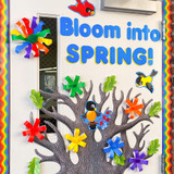 Spring Tree Door Décor DIY