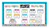Color Harmony™ Wipe-Off® Class Jobs Bulletin Board Idea