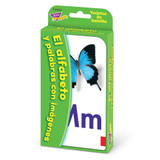 El Alfabeto y Palabras con Imágenes (Spanish) Pocket Flash Cards