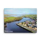 Aerial photography Canvas of Ramelton, Co. Donegal, Ireland along Wild Atlantic Way with drone