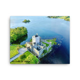 Aerial photography Canvas photo of Doe castle, Co. Donegal, Ireland wild Atlantic Way with drone