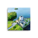 Aerial photography Canvas photo of Doe castle, Co. Donegal, Ireland wild Atlantic Way with drone