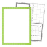 Polka Dots Lime Wipe-Off® Chart