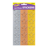 I ♥  Metal™ Stars superShapes Stickers – Large