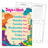 Days of the Week Dino-Mite Pals® Learning Chart