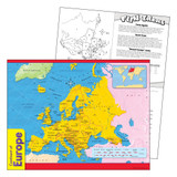 Continent of Europe Learning Chart