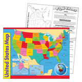United States Map Learning Chart