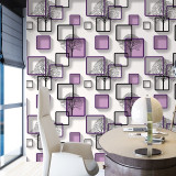 Modern Retro Cubes 3D Effect Wallpaper For Living Room Bedroom TV Background Squares Pattern Wall Paper (10mtr Roll)