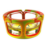 Silicone & Glass Ashtray