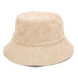 Solid Suede Bucket Hat