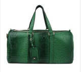 Ostrich Duffle Bag with Mini Duffle Bag