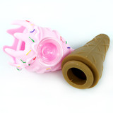 Ice Cream Silicone Hand Pipe