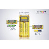 Nitecore Q2 Charger 2-Bay Li-ion/IMR Quick Battery Charger