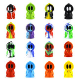 Ghost Figure Silicone Pipe Water Bubbler w/ Glass Bowl