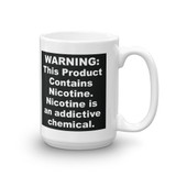 WARNING: This Product Contains Nicotine. FDA Corrupt Coffee Mug