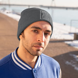 This Product Contains Nicotine Addictive Chemical Warning Beanie Hat