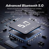 VOULAO Bluetooth Ear Buds LED Display With Mic Stereo Waterproof Noise Cancelling Headsets