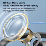 VOULAO Bluetooth Ear Buds LED Display With Mic Stereo Waterproof Noise Cancelling Headsets