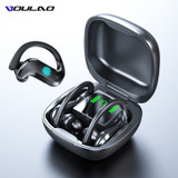 VOULAO Bluetooth Ear Buds LED Display With Mic Stereo Waterproof Noise Cancelling Headsets