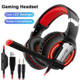 Beexcellent Stereo Gaming Headset for PS4, Xbox One, PC Surround Sound Headphones + Mic LED Lighting Beexcellent Stereo Gaming Headset for PS4, Xbox One, PC Surround Sound Headphones + Mic LED Lighting