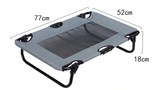 Portable Foldable Elevated Camping Dog Bed for Large Dogs