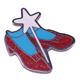 Dorothy's Glitter Ruby Shoes Enamel Pin Enamel Pin